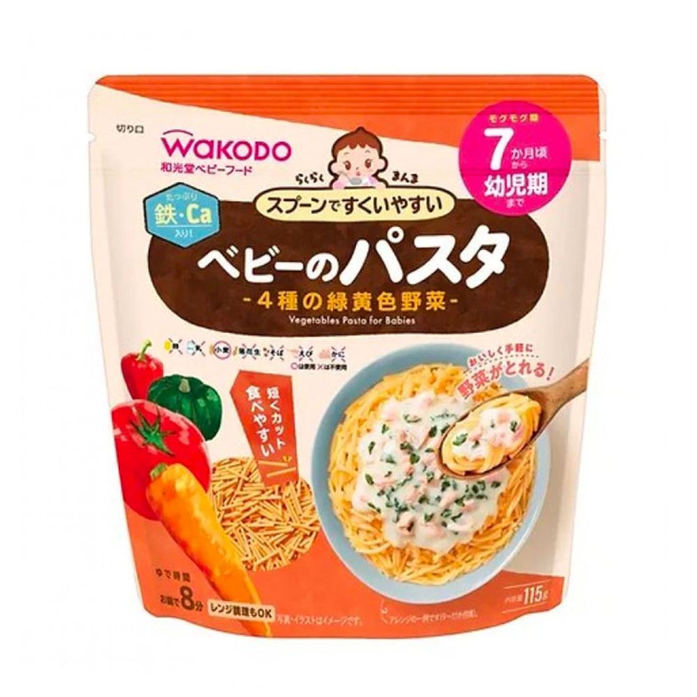 图片 和光堂 WAKODO rakuraku 面嬰幼兒輔食意大利面 115g (7个月+)