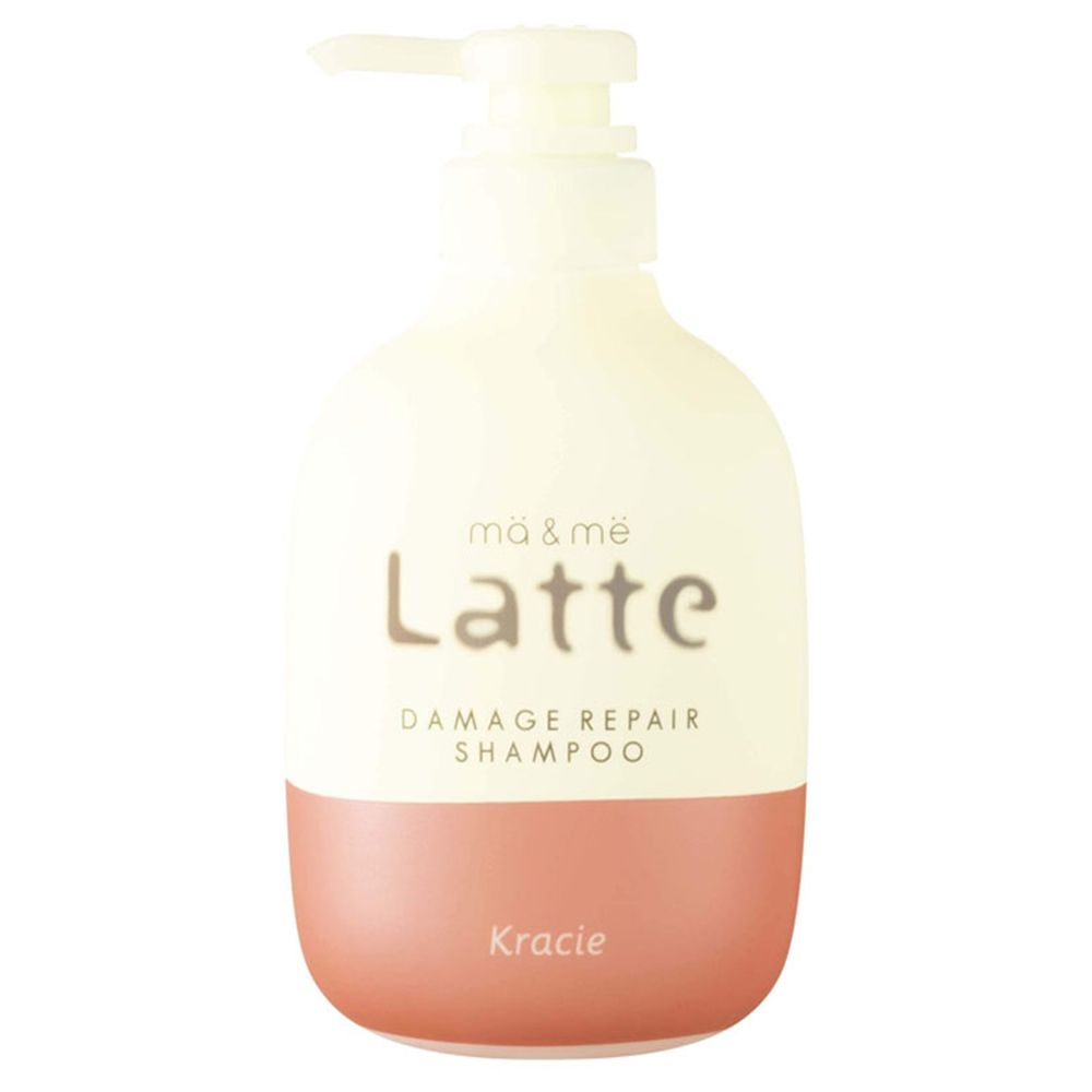 图片 日本KRACIE嘉娜宝 MA&amp;ME LATTE亲子系列 修复洗发水 490ml 香橙牡丹香