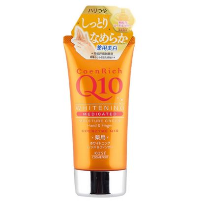 图片 高丝KOSE Q10 橙色嫩白滋润护手霜 无香 80G