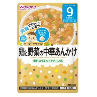 图片 和光堂-日本嬰幼兒即食系列-雞肉蔬菜佐中式醬汁80g(9个月+)