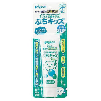 图片 貝親 - 日本製用木糖醇原料 兒童嬰兒啫喱牙膏50g 木糖醇微甜 18个月后可使用