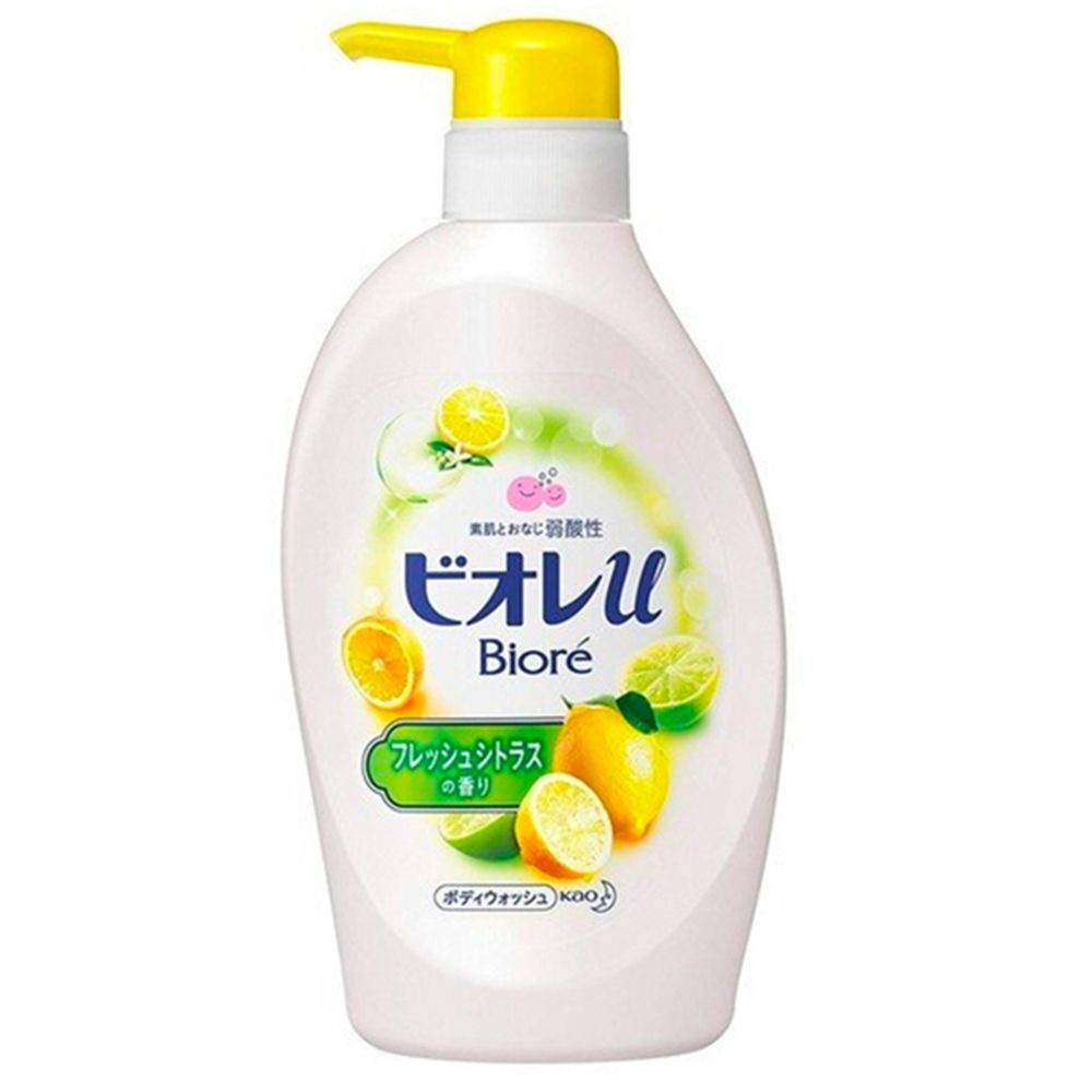 图片 花王KAO Biore 碧柔 柑橘香沐浴露 按压瓶 480ml