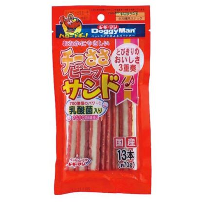 图片 DoggyMan多格漫 富含乳酸菌芝士鸡牛肉条70g