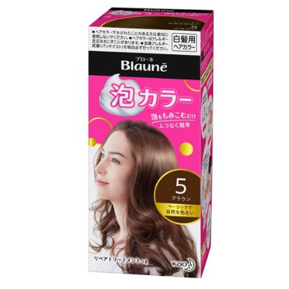 图片 花王KAO Blaune 白发用泡沫染发剂-色号5 棕色