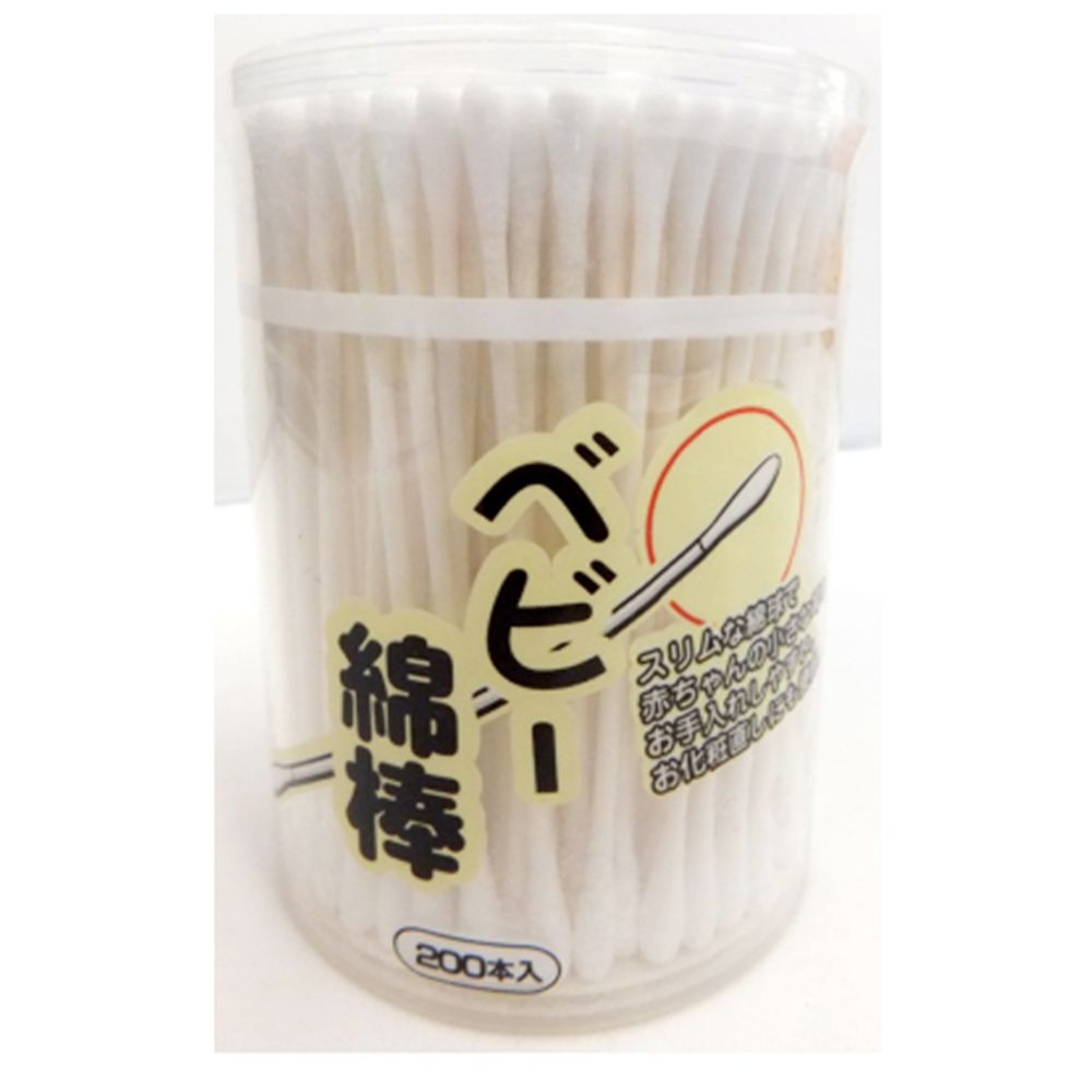 图片 日本全家便利店专售纸轴环保婴儿白棉棒  200本