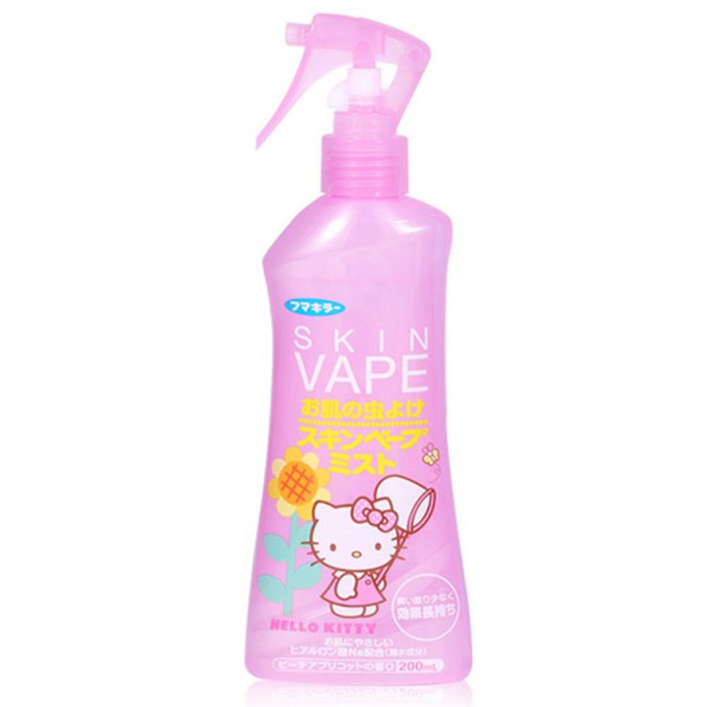 图片 Fumakilla象球牌 SKIN VAPE 儿童防蚊水 粉色（Hello Kity） 200ML