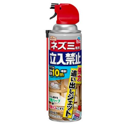 图片 日本安速 强力驱鼠喷雾（最大距离10M） 450ML