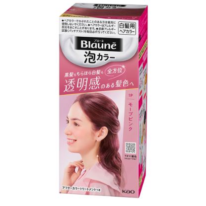 图片 花王KAO Blaune 白发用泡沫染发剂-色号1P 淡雅粉      2023.04