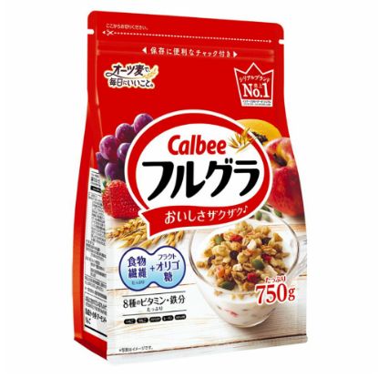 图片 日本卡-乐B水果谷物营养麦片750g