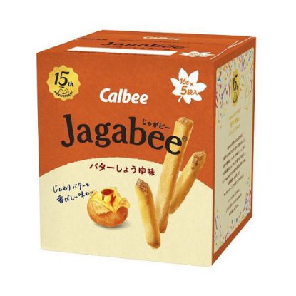 图片 CALBEE卡乐比 JAGABEE黄油酱油味马铃薯土豆薯条 40G*1袋
