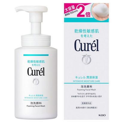 图片 花王KAO CUREL 珂润 洗颜泡沫液  大  300ML   新品