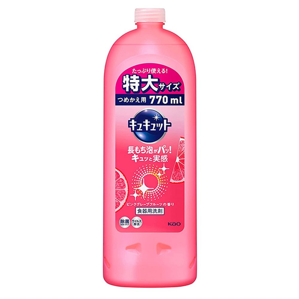 图片 花王KAO  厨用洗涤液 柚橙味替换装  770ml