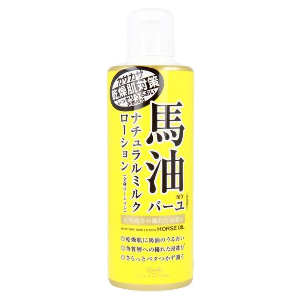 图片 日本乐丝 LOSHI 馬油全身保濕乳液 200mL