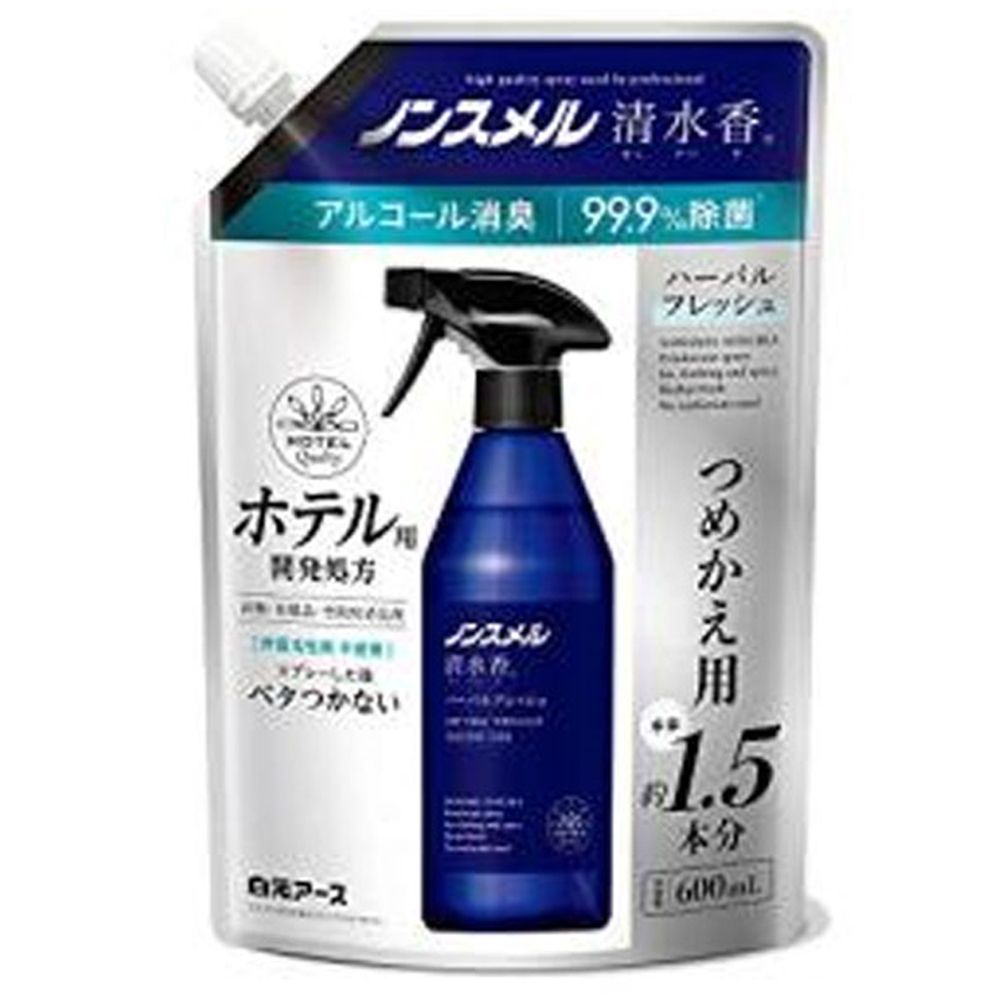 图片 日本白元 清水香家居清香剂（草木）替换装   600 ML