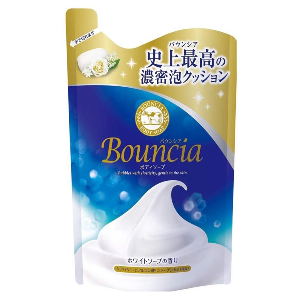 图片 牛奶石碱 COW  Bouncia 濃密泡沫 沐浴露 補充裝 340ml