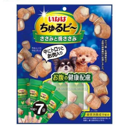 图片 INABA  鸡肉夹心    健康肠胃犬用零食 10g*7本