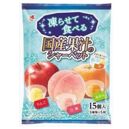 图片 CE果凍飲3種水果-白桃&蘋果&橘子15入315g 赏味期限：2025.01