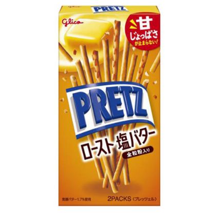 图片 江崎格力高Ezaki Glico PRETZ 饼干条 咸黄油味 62g 赏味期限：2025.01