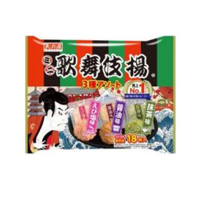 图片 天乃屋 歌舞伎揚小仙貝 綜合口味 12P （3种口味）