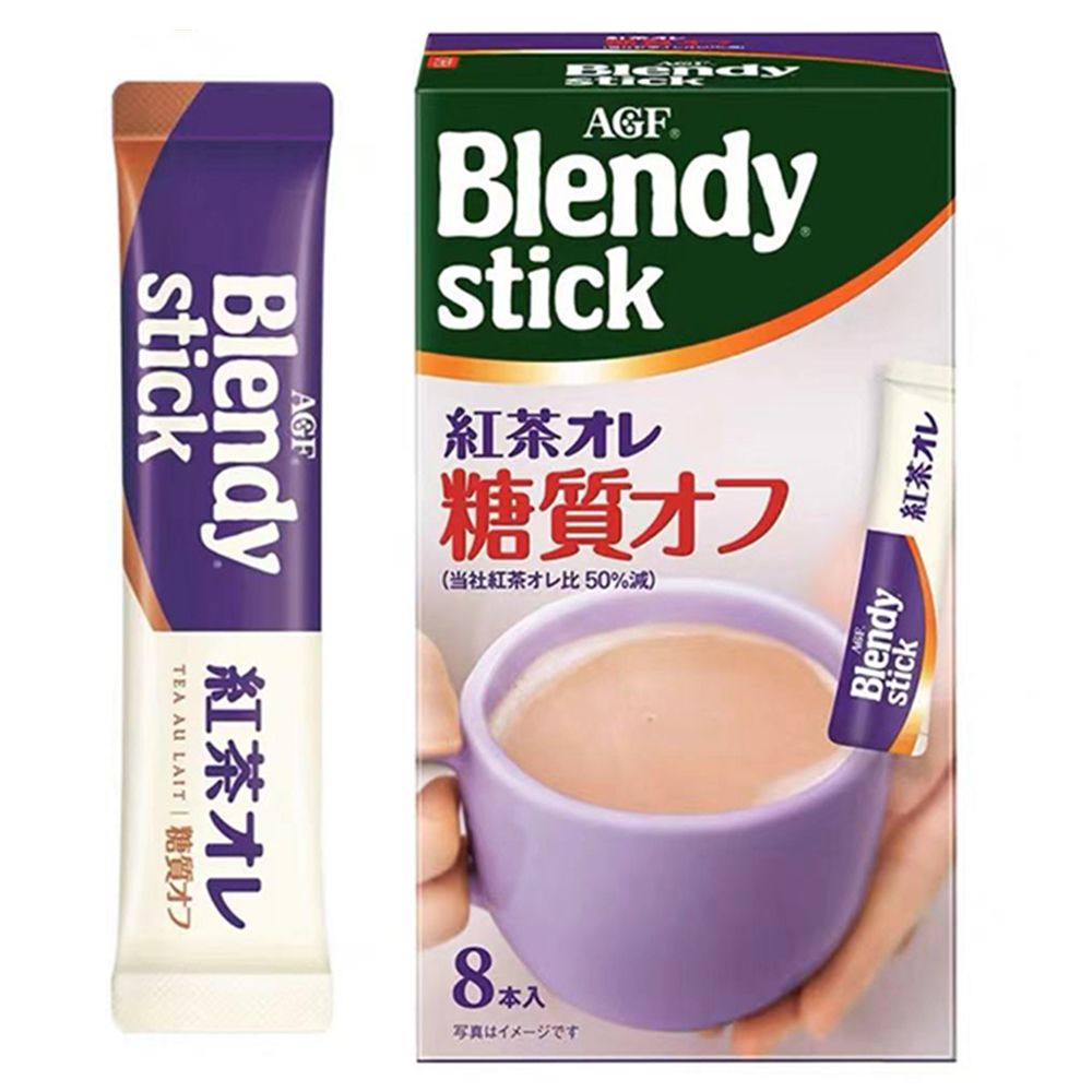 图片  AGF Blendy Stick 低卡路里紅茶歐蕾（无糖） 8包 赏味期限：2025.04