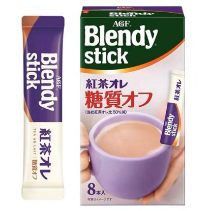 图片  AGF Blendy Stick 低卡路里紅茶歐蕾（无糖） 8包 赏味期限：2025.04