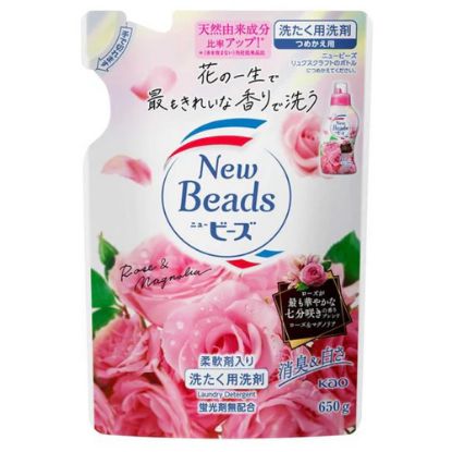 图片 KAO花王 NEW BEADS洗衣液公主玫瑰香 780G    替换包