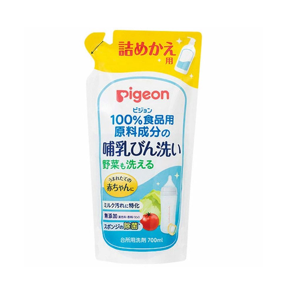 图片 贝亲 食品级原料 奶瓶果蔬除菌清洗液 补充装 700ml