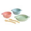图片 西松屋 抗菌儿童餐具组合宝宝餐具1套5P 