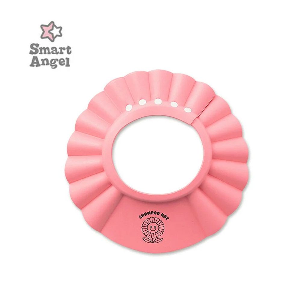 图片 西松屋婴儿淋浴帽5档可调节防水护耳 粉色