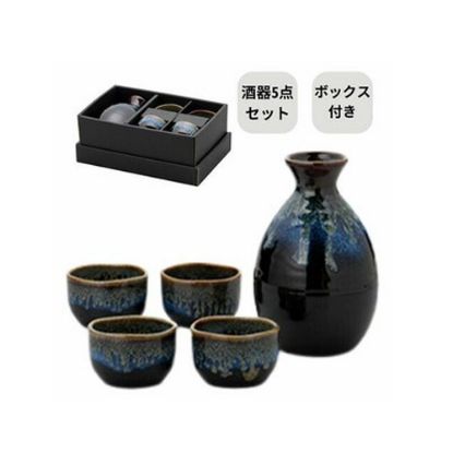 图片 清酒礼盒 1壶+4杯