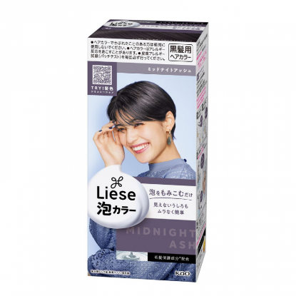 图片 花王KAO  PRETTIA泡沫染发剂   午夜灰