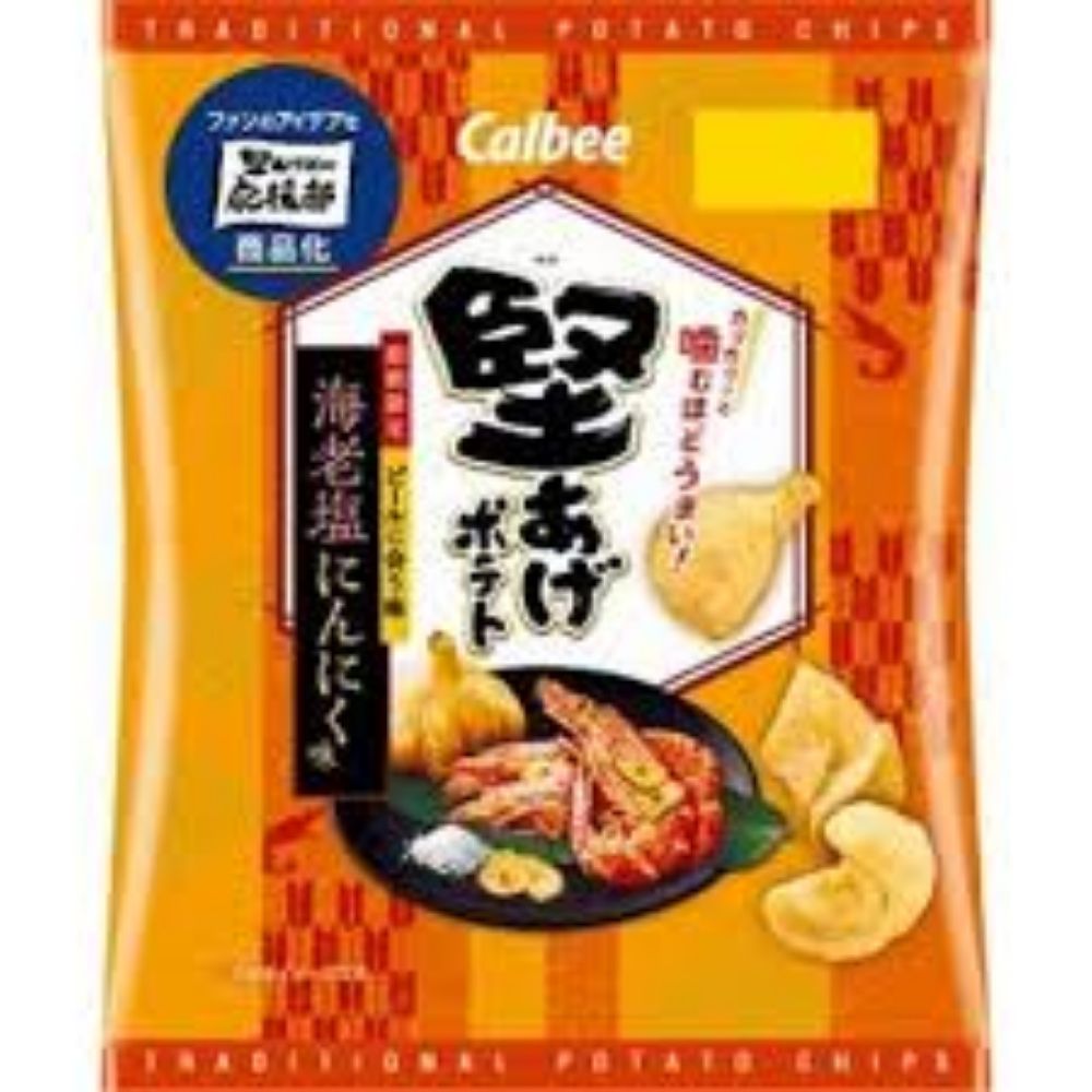 图片 卡乐比 Kataage 薯片虾盐蒜味 60g [06/23新品]赏味期限2025.12