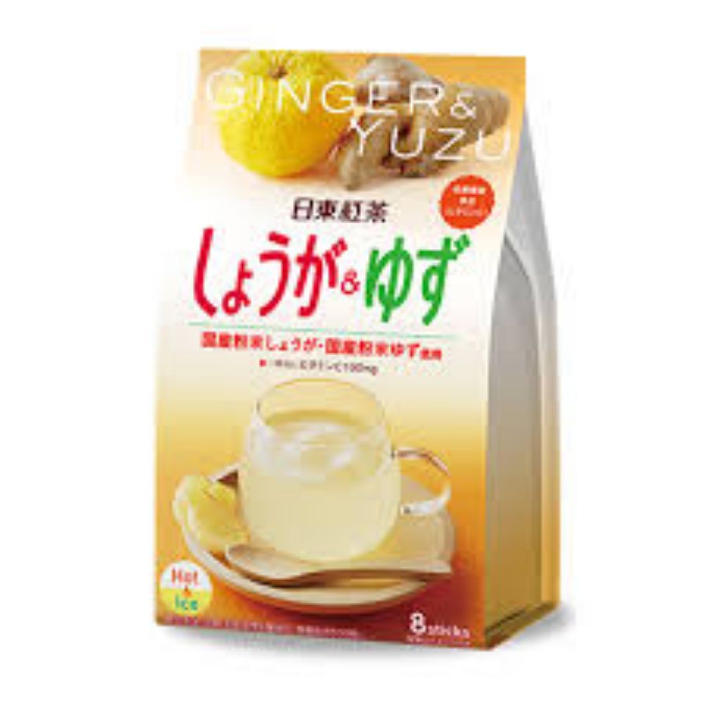 图片 日东红茶柚子生姜速溶冲泡饮料（9.8g×8小袋）