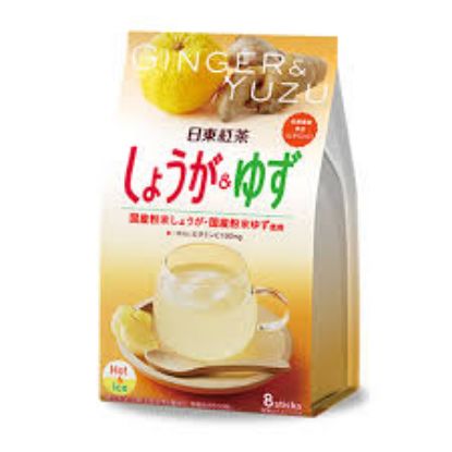 图片 日东红茶柚子生姜速溶冲泡饮料（9.8g×8小袋）