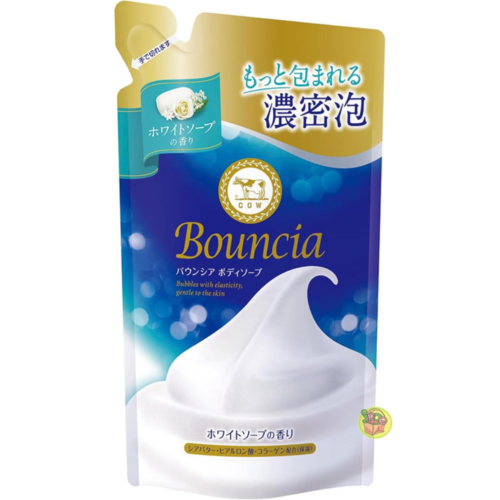 图片 牛奶石碱COW浓密泡美肌保湿沐浴乳白色皂香补充包360ml