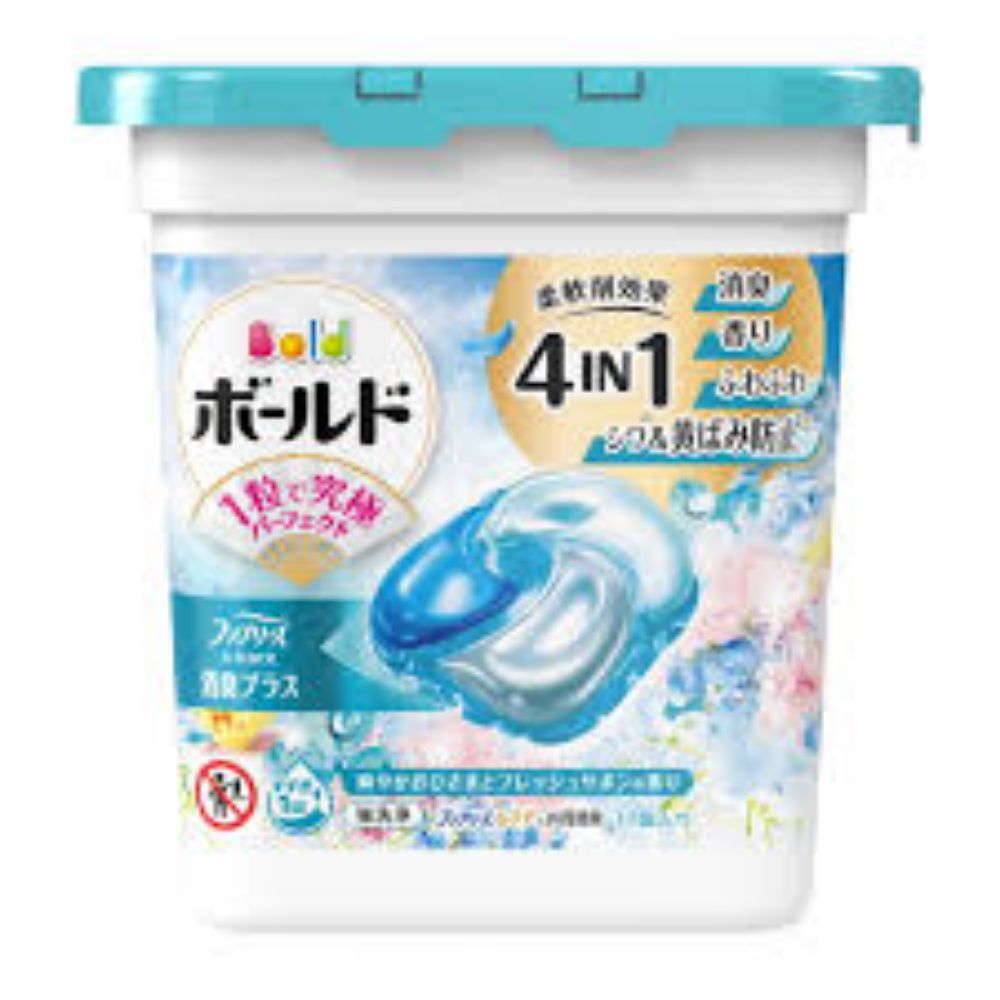 图片 P&G寶潔柔順劑去汙抗菌4合1洗衣凝珠【清新阳光香】 11顆裝