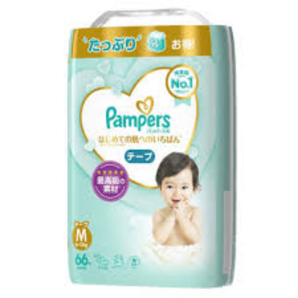 图片 帮宝适一级帮纸尿片M号 66片(增量版)(6-12kg)3包入