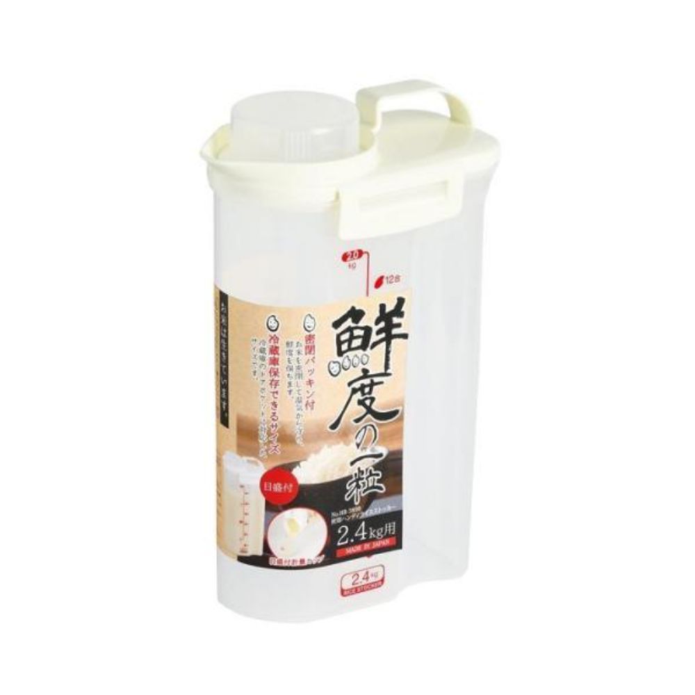 图片 日本米桶防虫防潮密封米面收纳箱家用面粉大米罐杂粮桶2.4KG