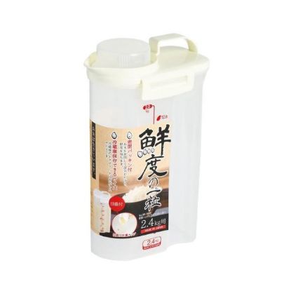 图片 日本米桶防虫防潮密封米面收纳箱家用面粉大米罐杂粮桶2.4KG