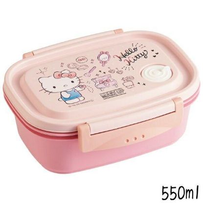 图片 特卖日本制skater正品“Hello Kitty” 可微波炉加热可冷冻饭盒 550ML