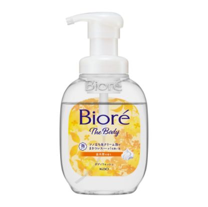 图片 Biore The Body 泡沫型沐浴露 金木犀香- 桂花香型 540ml（按压瓶）