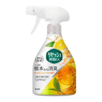 图片 Liese ReShesh 除菌喷雾 EX 伯爵茶&柑橘香型 370ml（本体装）