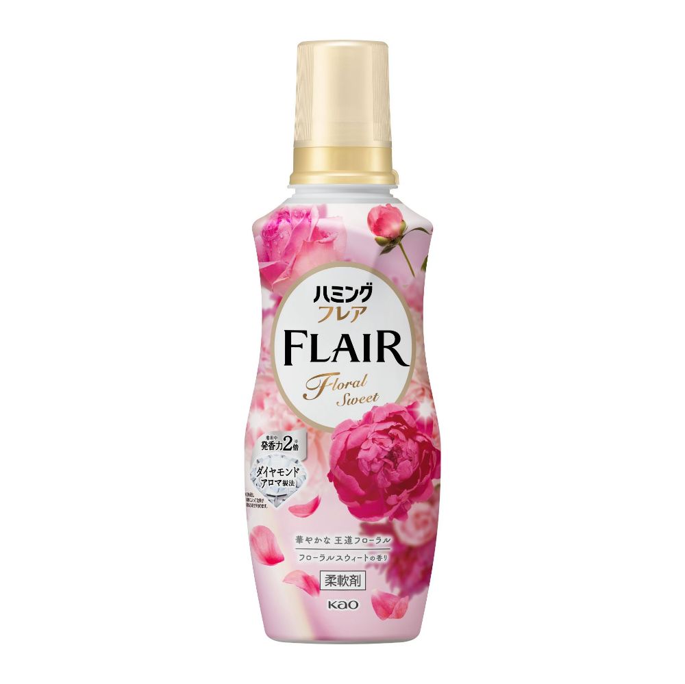 图片 花王Humming Flare 衣物柔顺剂 花香甜美型 520g（本体装）