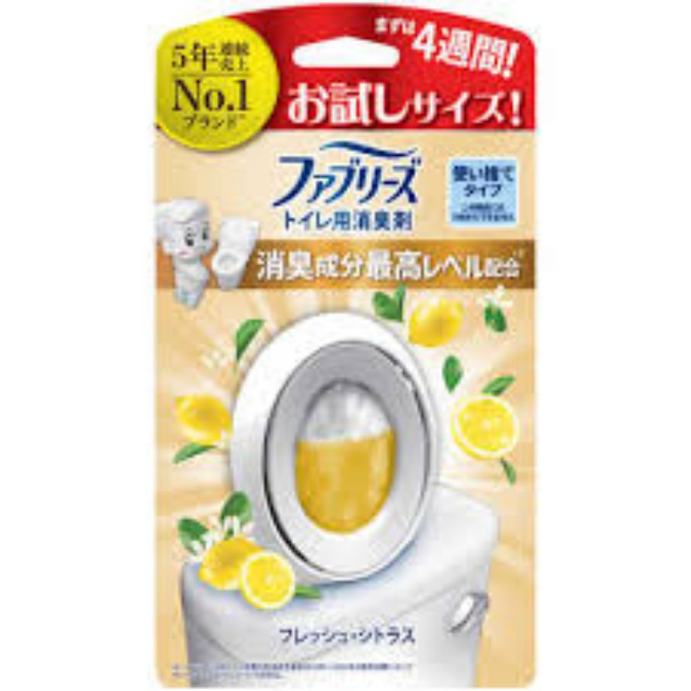 图片 Febreze 双效除臭 厕所用消臭剂 消臭成分最高级 清新柑橘香 试用装