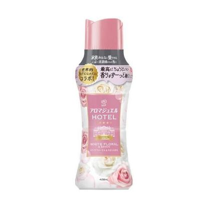 图片 日本宝洁Lenor Aroma Jewel 衣物香氛留香珠 白花&皂香型 本体 420ml