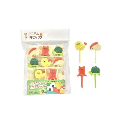 图片 【让便当瞬间变可爱！】动物造型食物签（8支装）