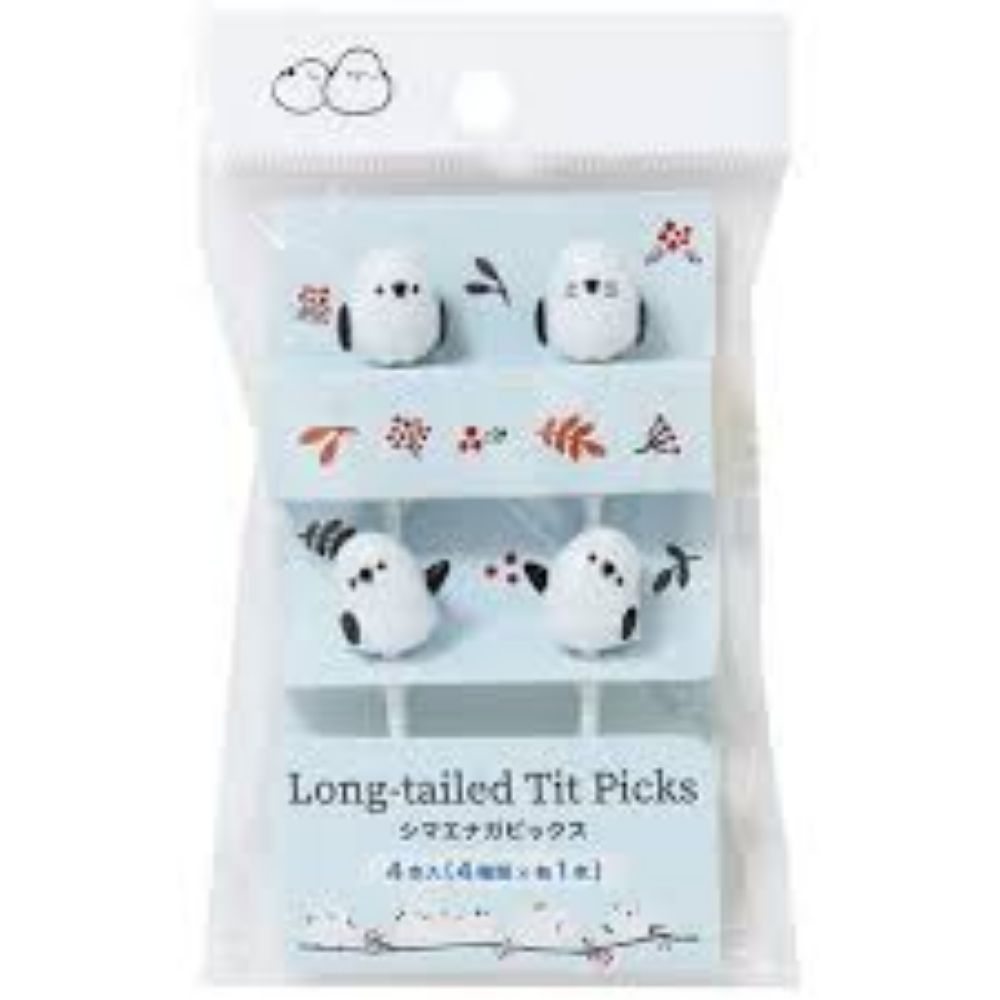 图片 【让便当瞬间变可爱！】绒羽鸟造型食物签（4支装）