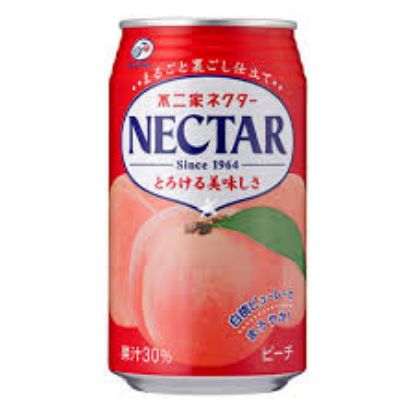 图片 不二家 白桃果汁饮料（NECTAR 桃子）罐装 350g