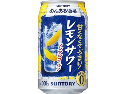 图片 三得利 无酒精酒馆风味柠檬沙瓦 罐装 350ml