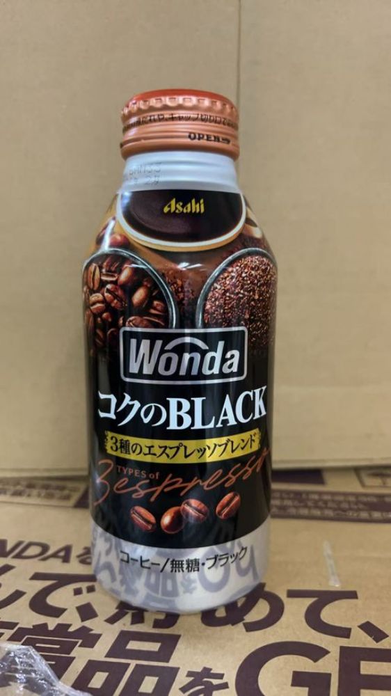 图片 日本ASAHI朝日 Wonda 极致奢华黑咖啡 400g 